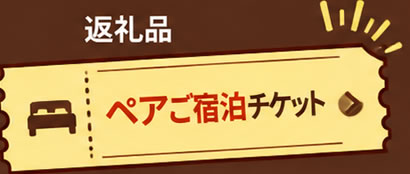返礼品 ペアご宿泊チケット